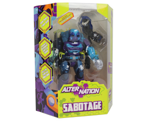 Alter Nation - Sabotage - Limited Edition Action Figure with Bonus Comic