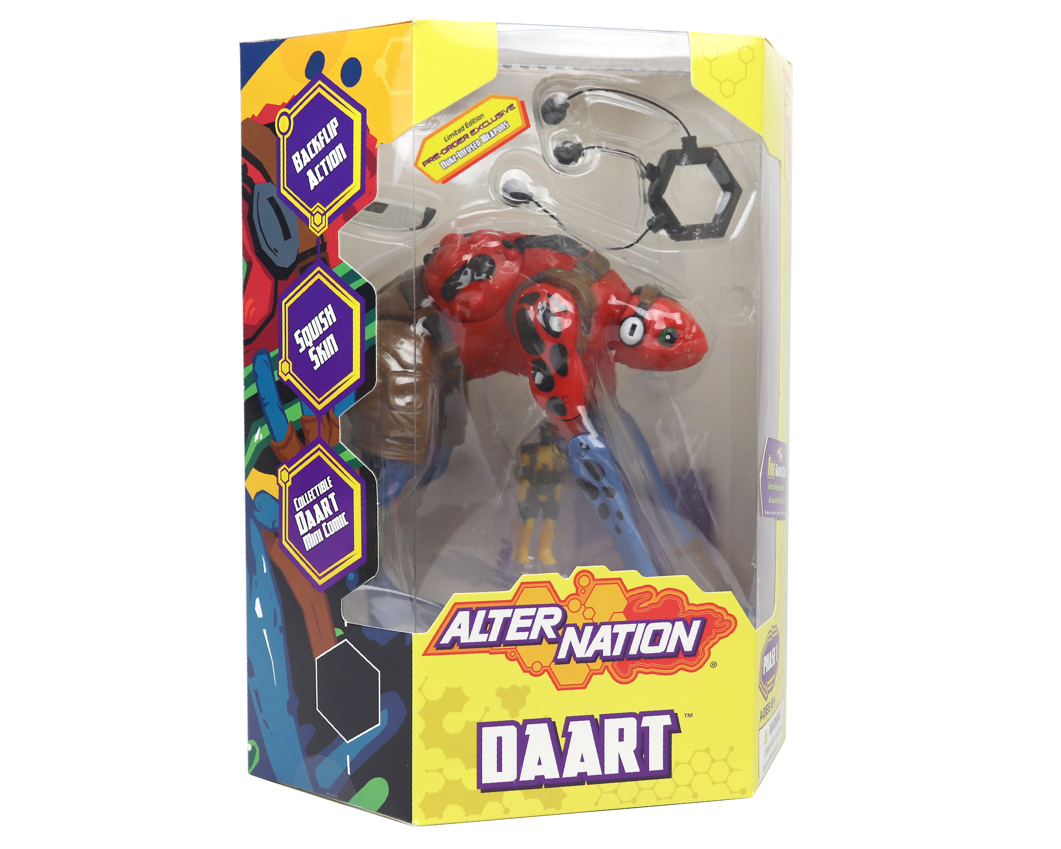 Alter Nation - Daart - Limited Edition Action Figure with Bonus Comic