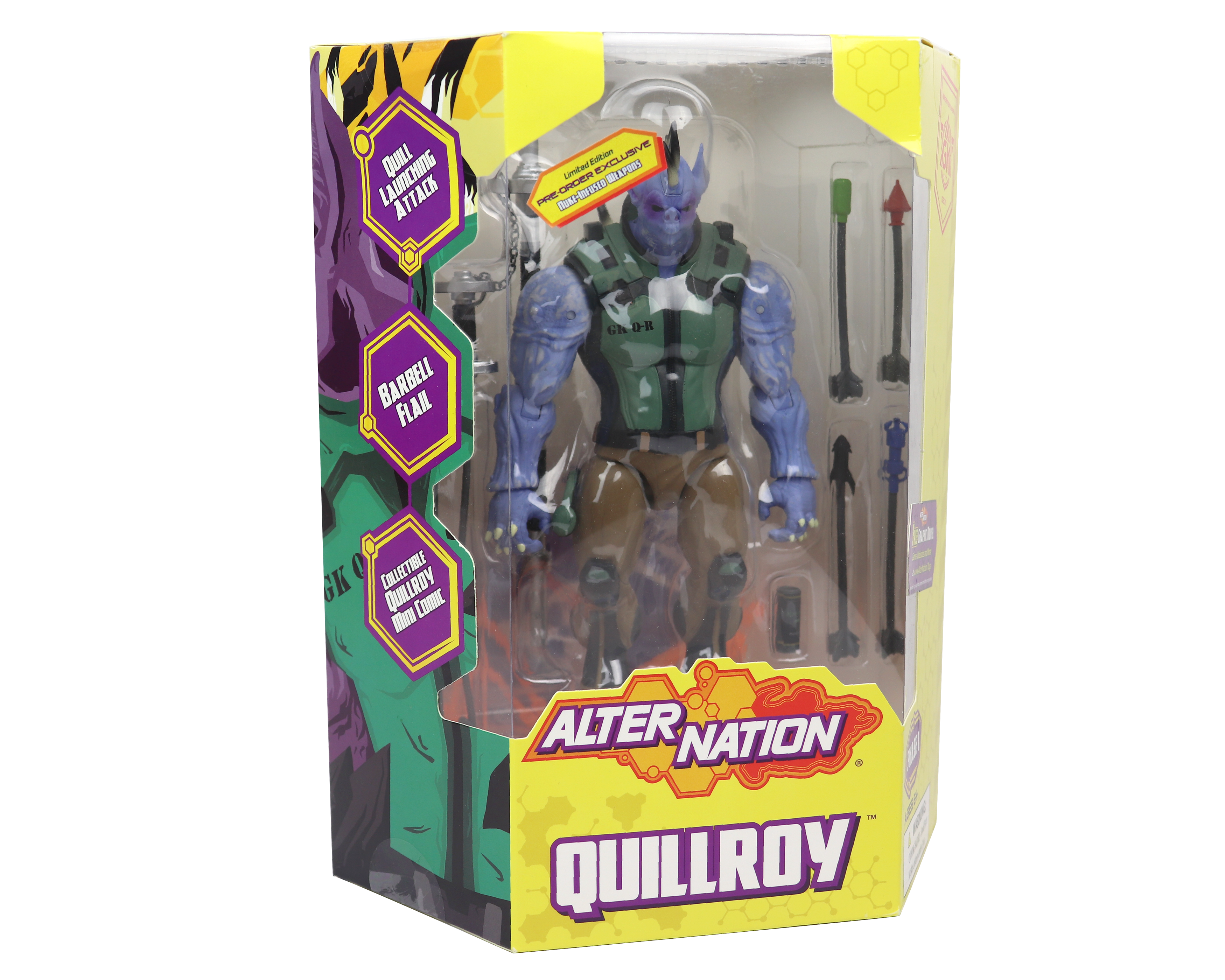 Alter Nation - Quillroy - Limited Edition Action Figure with Bonus Comic